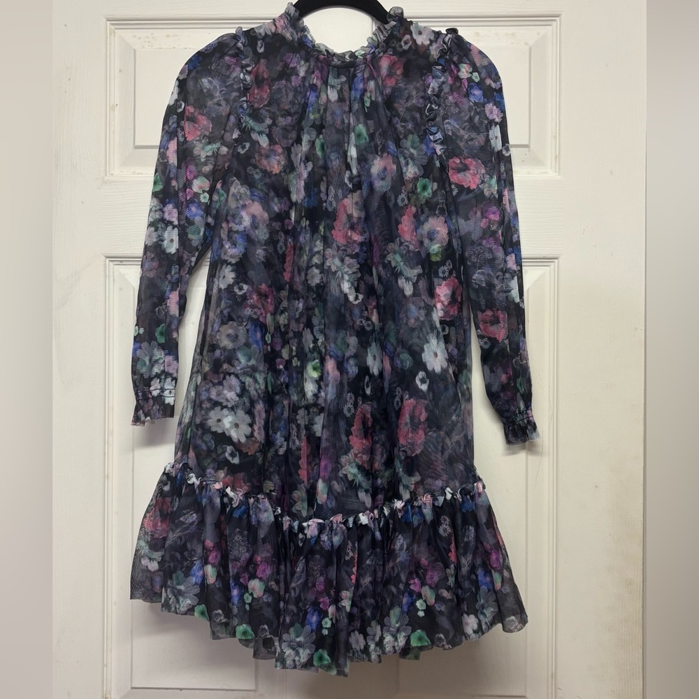 Next Floral Tulle Girls Dress 9
